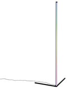 Lampada da terra nera con LED RGB e telecomando - Carla