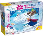 Puzzle maxi double-face Disney Frozen Elsa e Anna 108 pz retro colorabile 3361