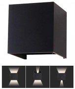 Applique LED da esterno LED/11W/230V 4000K IP65 nero