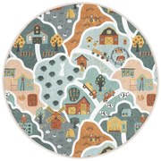 Tappeto da gioco per bambini lavabile ø150 cm Farmer's Life – Mila Home