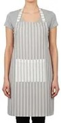 Grembiule da cucina cotone tinto filo righe chiare
