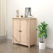 Credenza 70x35x80 cm in legno massello di pino