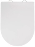 Sedile per wc bianco con chiusura facilitata , 47 x 35,5 cm Calla - Wenko