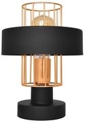 Lampada da tavolo VOLTA 1xE27/15W/230V nero/oro