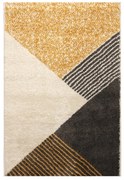 Tappeto Kotor geometrico beige e marrone, L 150 x L 100 cm