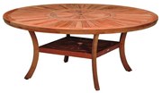 Tavolo da pranzo per giardino Australia struttura e superficie in teak per 6 persone 180cm