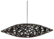 David Trubridge - Flax Lampada a Sospensione Ø110 2 Lati Nero David Trubridge