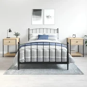 Comodini 2 Pz Rovere Sonoma 44x45x58 Cm İn Legno Multistrato /
