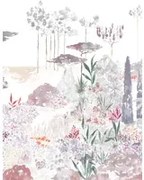 Isidore Leroy Carta da parati panoramica Jardin de France - Gris Rose Panel B