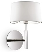 Applique Moderna Hilton Metallo Bianco 1 Luce G9 3W 3000K Luce Calda