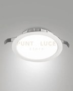 Vieste faretto incasso 20w 3000k 2300lm bianco dimmerabile 0-10v/push
