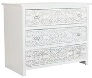 Cassettiera DKD Home Decor Bianco Legno di mango (100 x 50 x 80 cm)