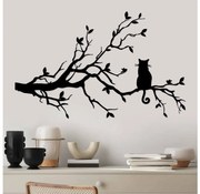 Decorazione da muro 80x50 cm ramo metallo