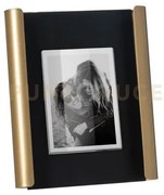 Portafoto di design angel piccolo nero ,oro laccato in ferro e poli...