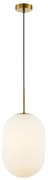 Lampadario a sospensione con filo ALIAS 1xE14/40W/230V diametro 24 cm oro