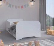 Letto per bambini 140 x 70 cm bianco