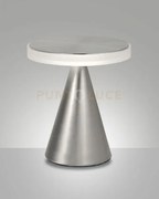 Neutra da tavolo nichel satinato h.27cm a led 3000k - 12w - 1260 lm...