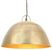Lampada Industriale Vintage 25 W Ottone Rotonda 41 Cm E27 /