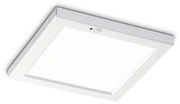 Plafoniera Moderna Aura Materie Plastiche Bianco Sensore Led 20W 3000K