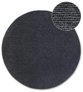 Tappeto rotondo grigio scuro in lana tessuto a mano ø 160 cm Francois - Villeroy&amp;Boch