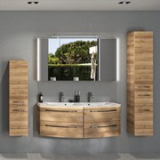 Colonna per mobile bagno image PELIPAL 1 cassetto 2 ante P 33 x L 30 x H 121 cm marrone mdf