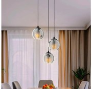 Eglo 98653 - Lampadario a sospensione con filo ARISCANI 3xE27/40W/230V