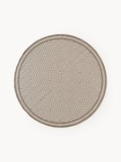 Tappeto rotondo da esterno reversibile con motivo rombi Reddy