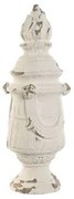 Statua Decorativa Home ESPRIT Bianco Decapaggio 24 x 24 x 60 cm