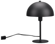 Lampada da tavolo nera opaca (altezza 30 cm) Nola - Trio