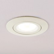 Lindby Spot LED da incasso Andrej, tondo, bianco crema