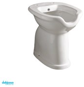 Alice Ceramica Vaso/Bidet Accessibile Con Erogatore C/Scarico a Parete Finitura Bianco Lucido