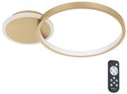 Eglo 900423 - Plafoniera LED dimmerabile GAFARES LED/15W/230V oro + tc