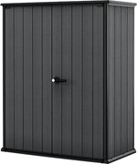 Armadio da Esterno Keter Cortina Alto 140x73,6x170,4 cm in Evothech+ Grigio...