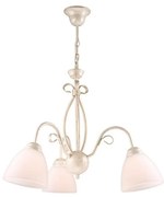 Lampadario a sospensione con catena ADELLE 3xE27/60W/230V