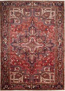 Heriz Tappeto persiano 340 x 240 Rosso (Iran) Annodato A Mano
