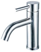 New Line Miscelatore Per Lavabo In Acciaio Inox satinato