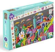 Puzzle di osservazione con poster - Città del futuro - 200 pezzi