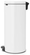 Bidone in acciaio bianco da 30 l NewIcon - Brabantia