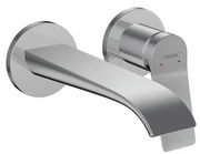 Rubinetto per lavabo a canna media getto a cascata d'acqua Vivenis cromato lucido HANSGROHE H 11 cm