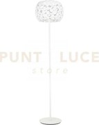 Piantana dioniso bianca 3 luci attacco e27 40x40x163cm in metallo