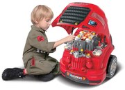 Autofficina per bambini 3xAAA + 1xCR2025 rosso
