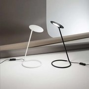 Lampada da tavolo in metallo verniciato bianco  kobra 6656 bl c