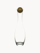 Caraffa in vetro soffiato con tappo in legno Eden, 1 L