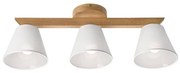 Plafoniera ANTONIO 3xE14/40W/230V rovere