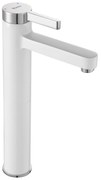 Rubinetto da lavabo Rea Polo White Chrom high