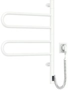 Portasciugamani rotante elettrico con termostato FOUETTE 128W/230V 64,6 cm IP44 bianco