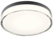 Redo 01-3736 - Plafoniera LED FRISBI LED/18W/230V 3000/4000K IP44 nero