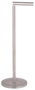 WENKO 22985100 - Portarotolo per carta igienica 21x55 cm in acciaio inox/argento