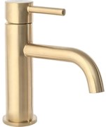 REA-B4527 - Miscelatore per lavabo LUNGO 16,5 cm, oro spazzolato