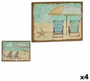 Tela Spiaggia 70 x 3 x 50 cm (4 Unità)